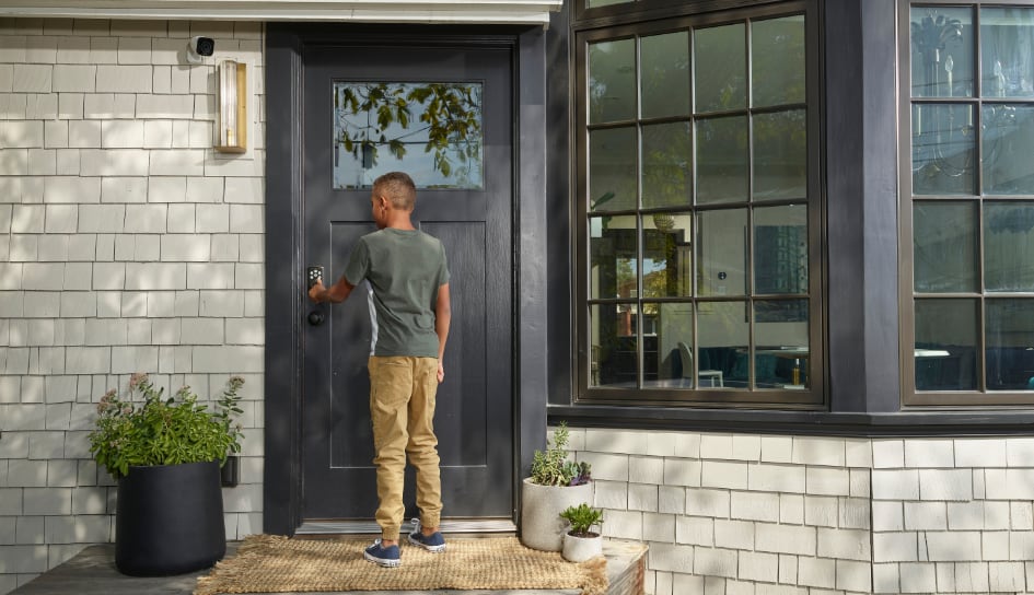 Vivint Smart Lock on home in Raleigh
